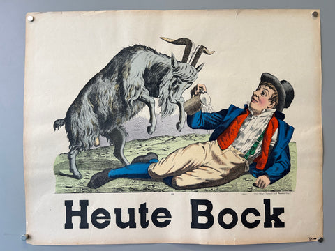 Link to  Heute Bock Weissenburg Lithograph #30France, c. 1890s  Product