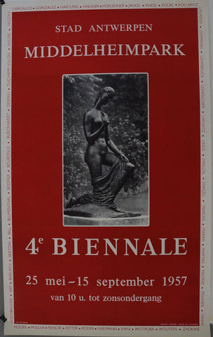 Link to Stad Antwerpen Middelheimpark 4e BiennaleBelgium, C. 1957 Product