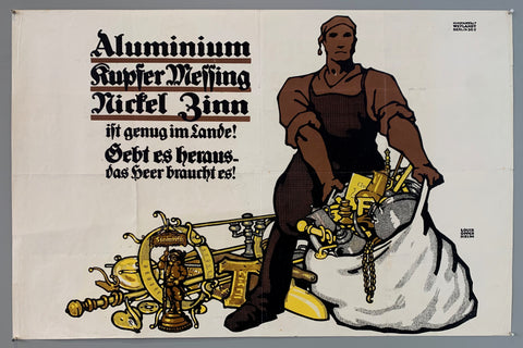 Link to Aluminium Kupfer Messing Nickel Zinn PosterGermany, c. 1917 Product