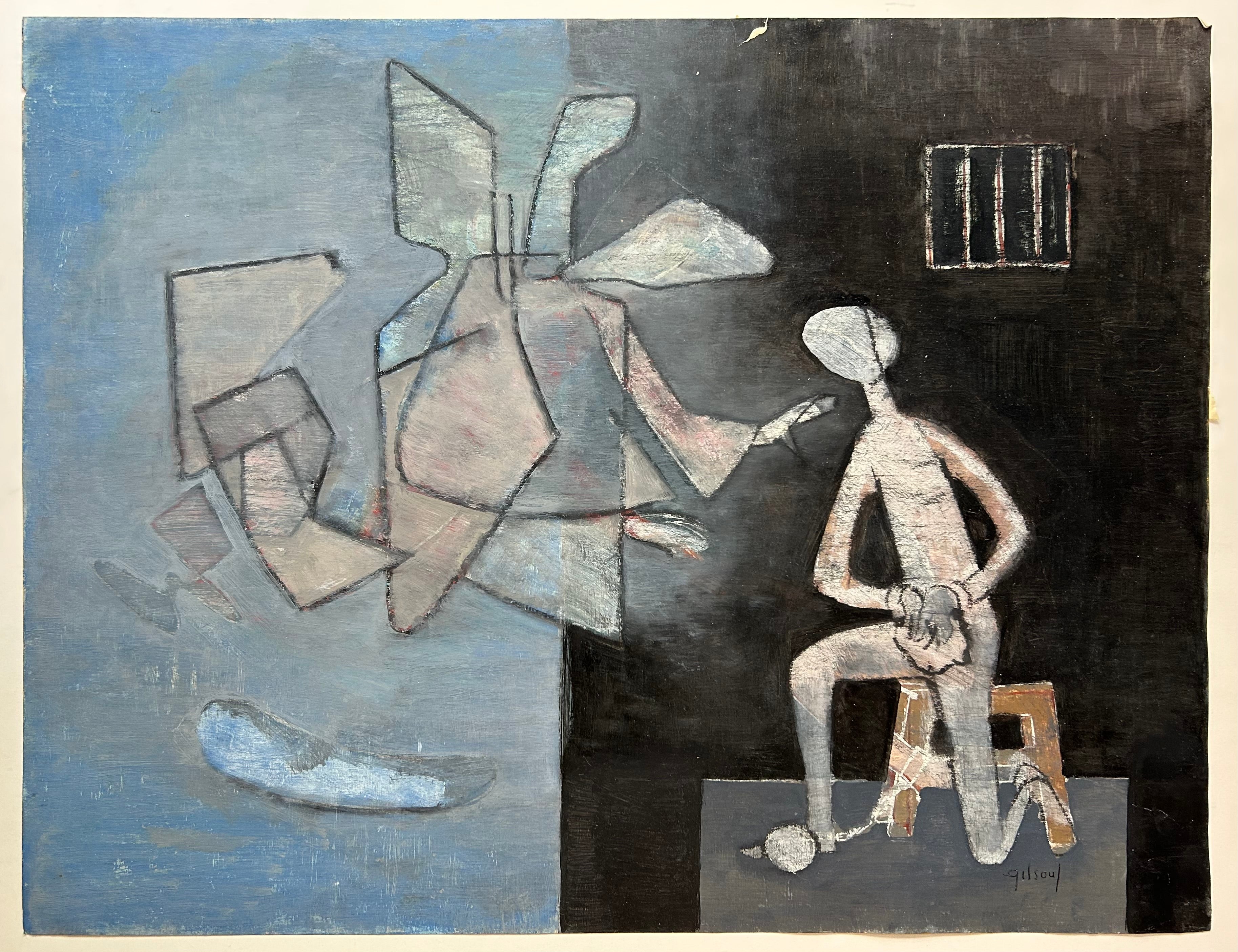 Prisoner Talking to Angel, Benoît Gilsoul #14