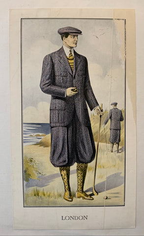 Link to  London Men's Golf Fashion PosterFrance, 1930.  Product