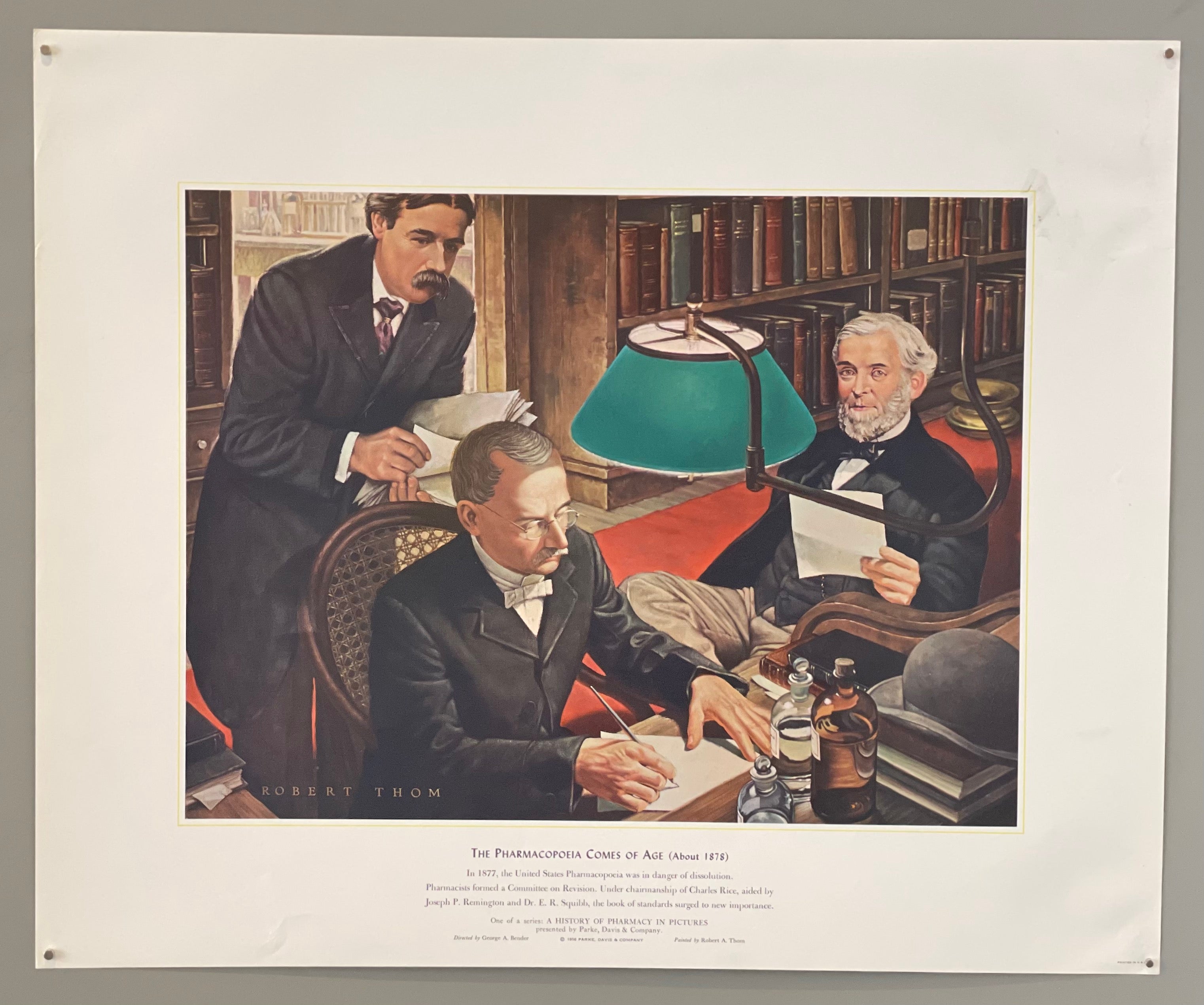 poster of the writing of the pharmacopoeia