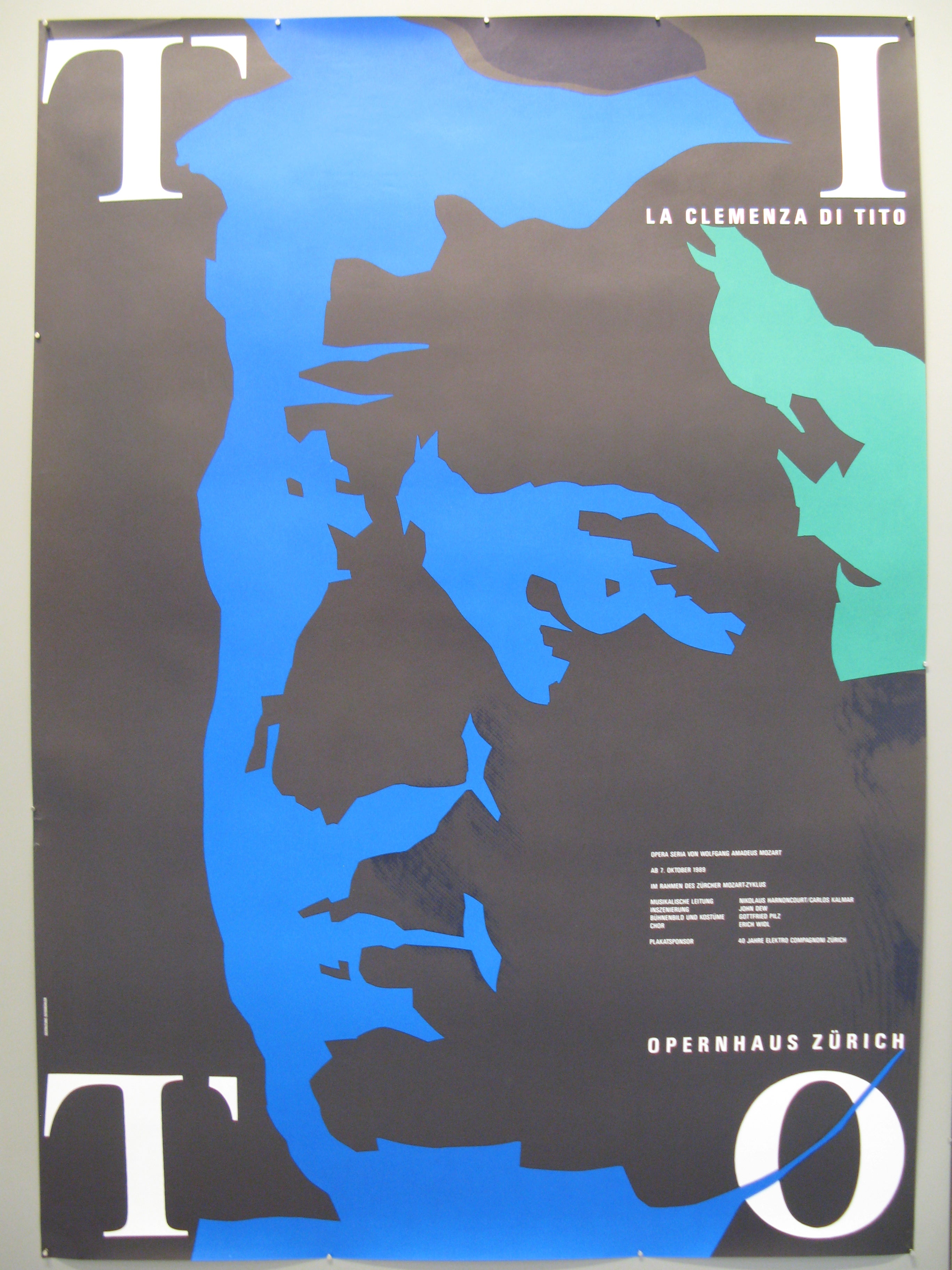 La Clemenza di Tito Swiss Poster