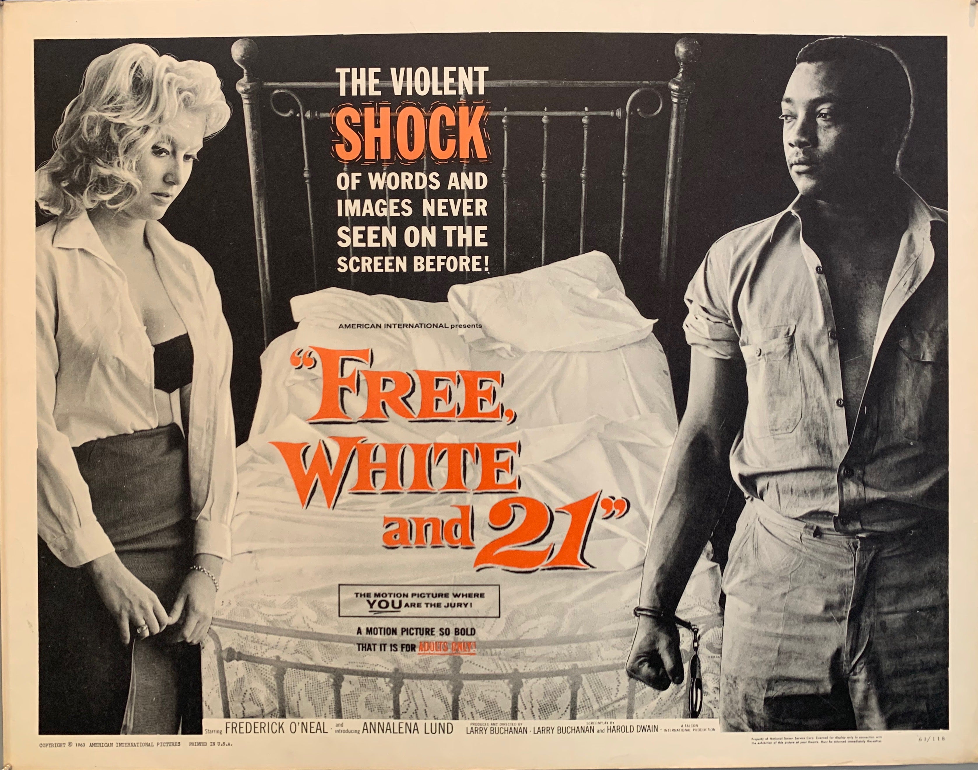 Free, White, And 21 Film Poster