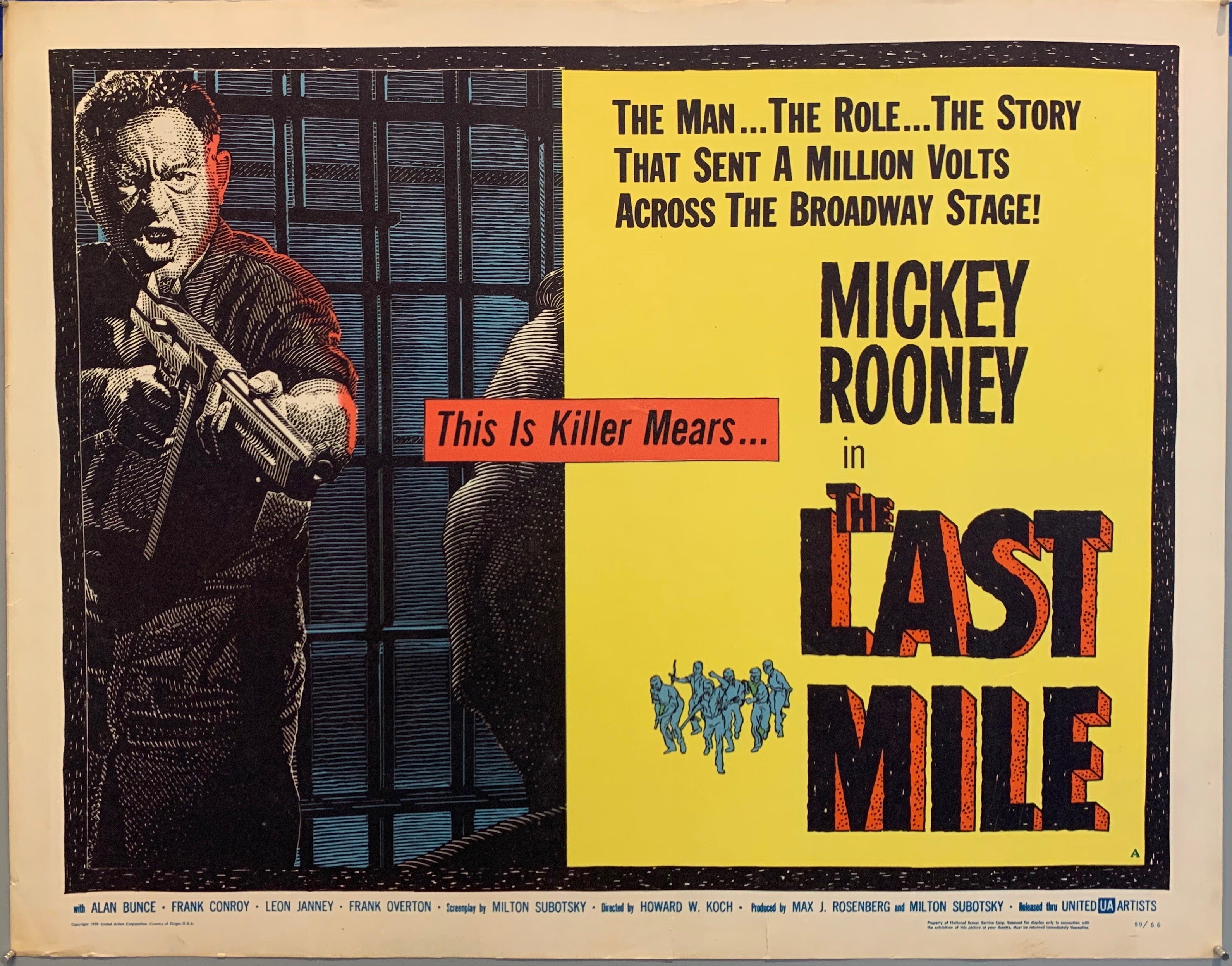man with gun and men fighting in pirson the last mile movie poster
