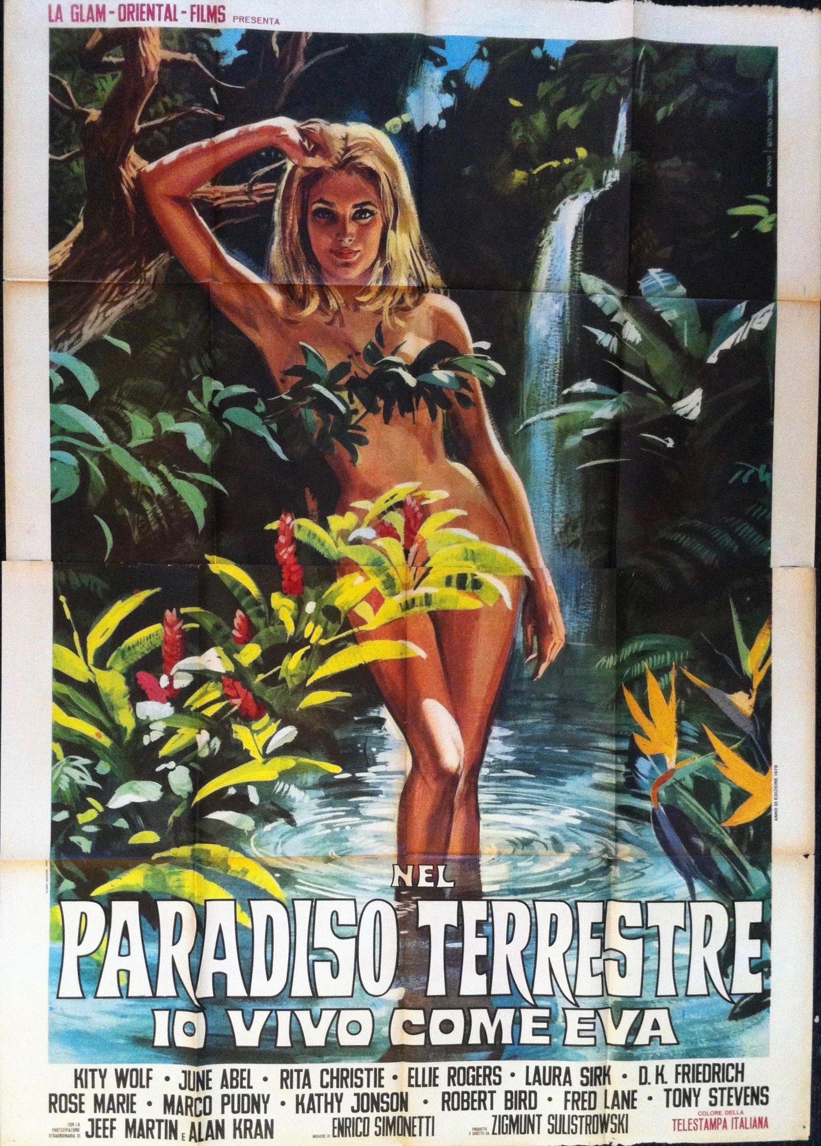 Nel Paradiso Terrestre Io Vivo Come Eva - Poster Museum