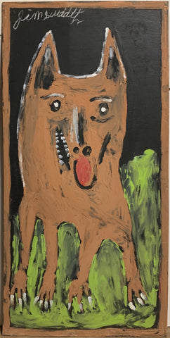 Link to Panting Dog #44, Jimmie Lee Sudduth PaintingU.S.A, c. 1995 Product