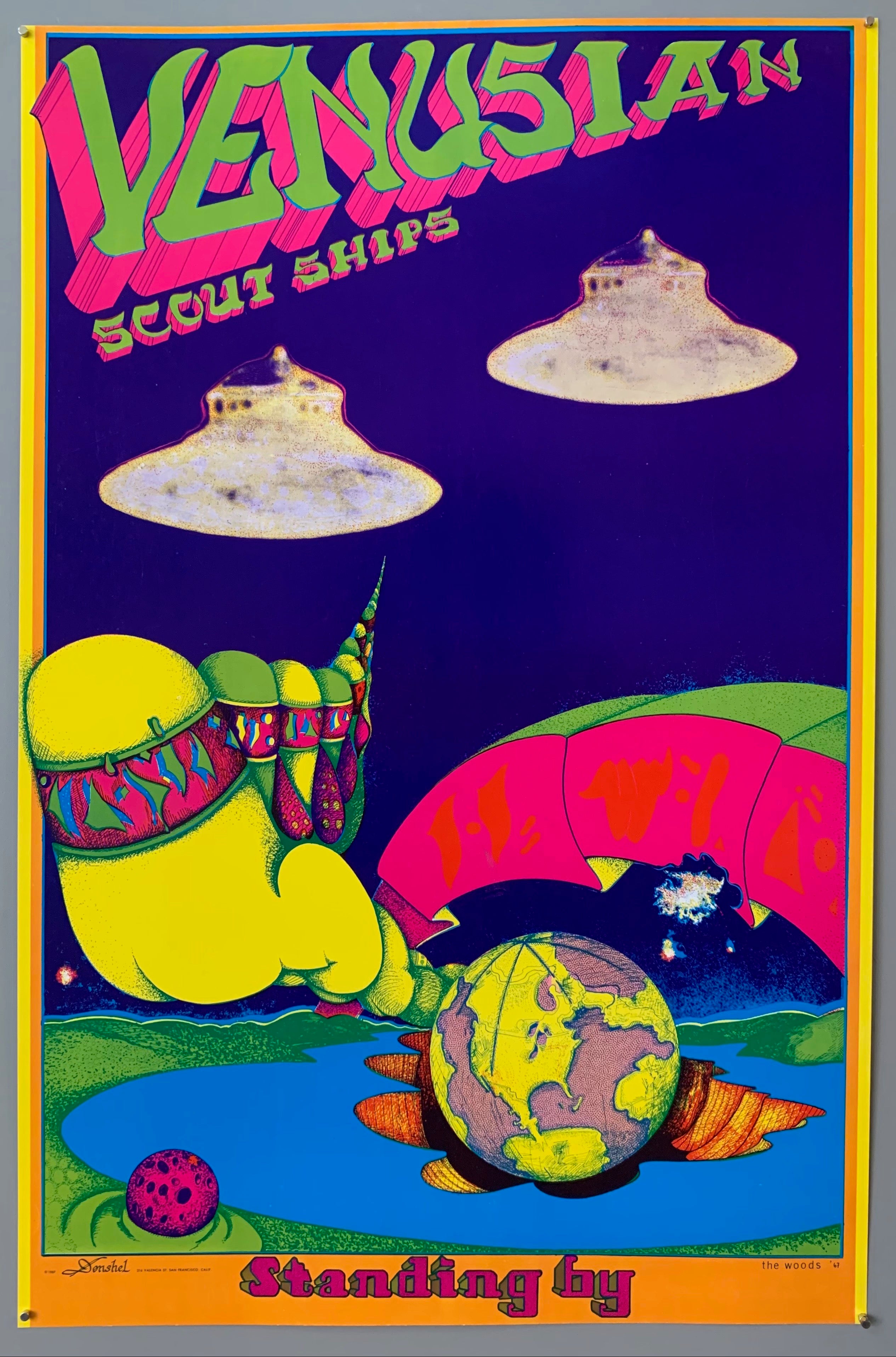 Venusian Scout Ships Poster