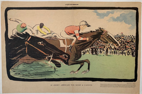 Link to  Le Jockey Americain Tod Sloan a L'ArriveeFrance, C. 1920  Product