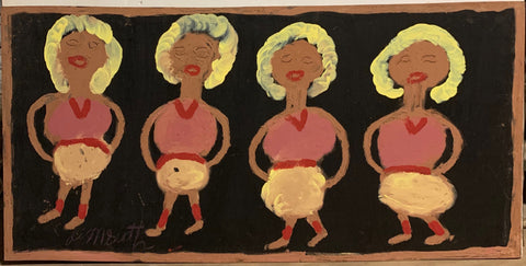 Link to Blond Women #80, Jimmie Lee Sudduth PaintingU.S.A, c. 1995 Product