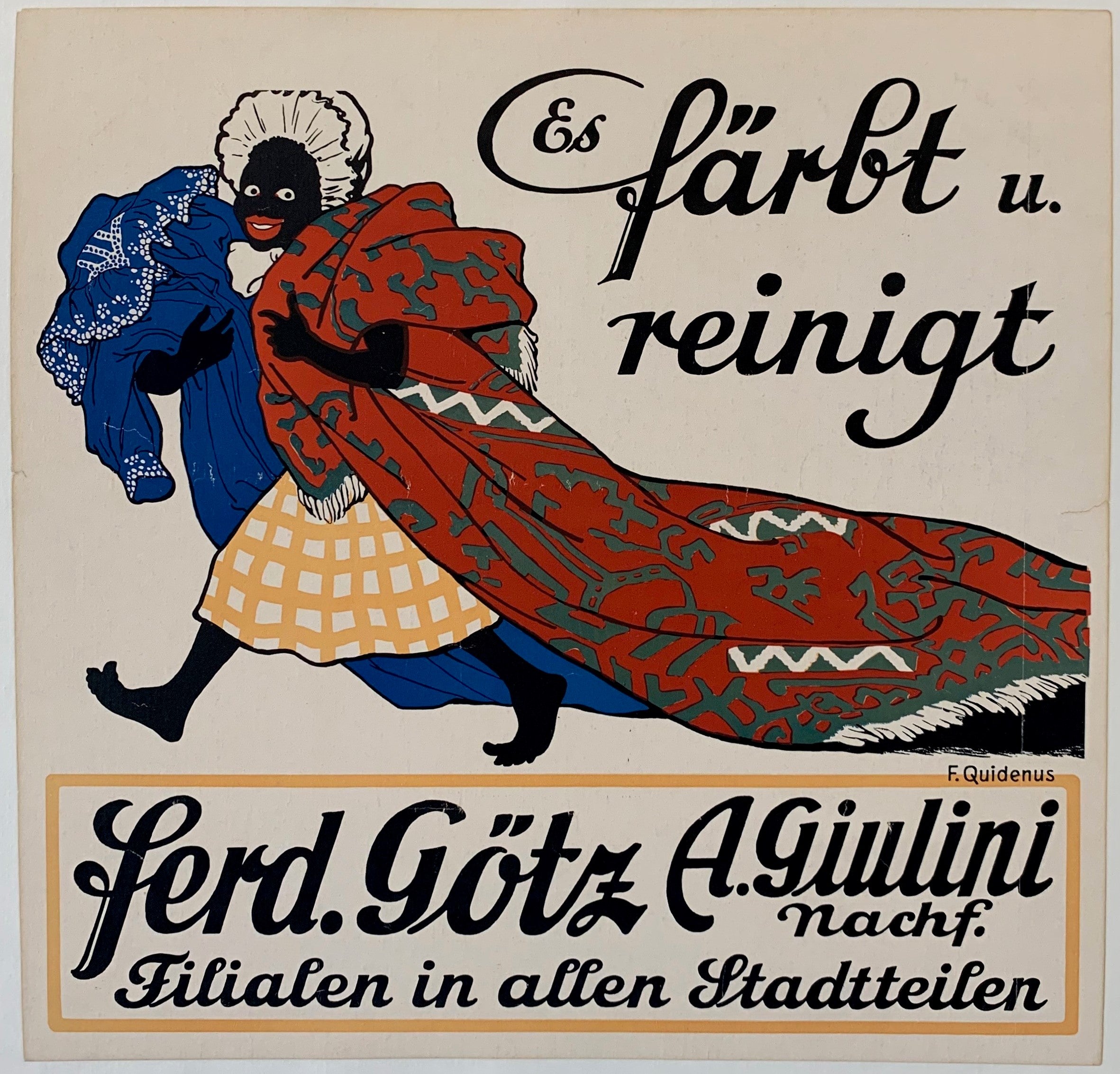 Es Färbt u reinigt - Ferd. Götz - Filialen in allen Stadtteilen