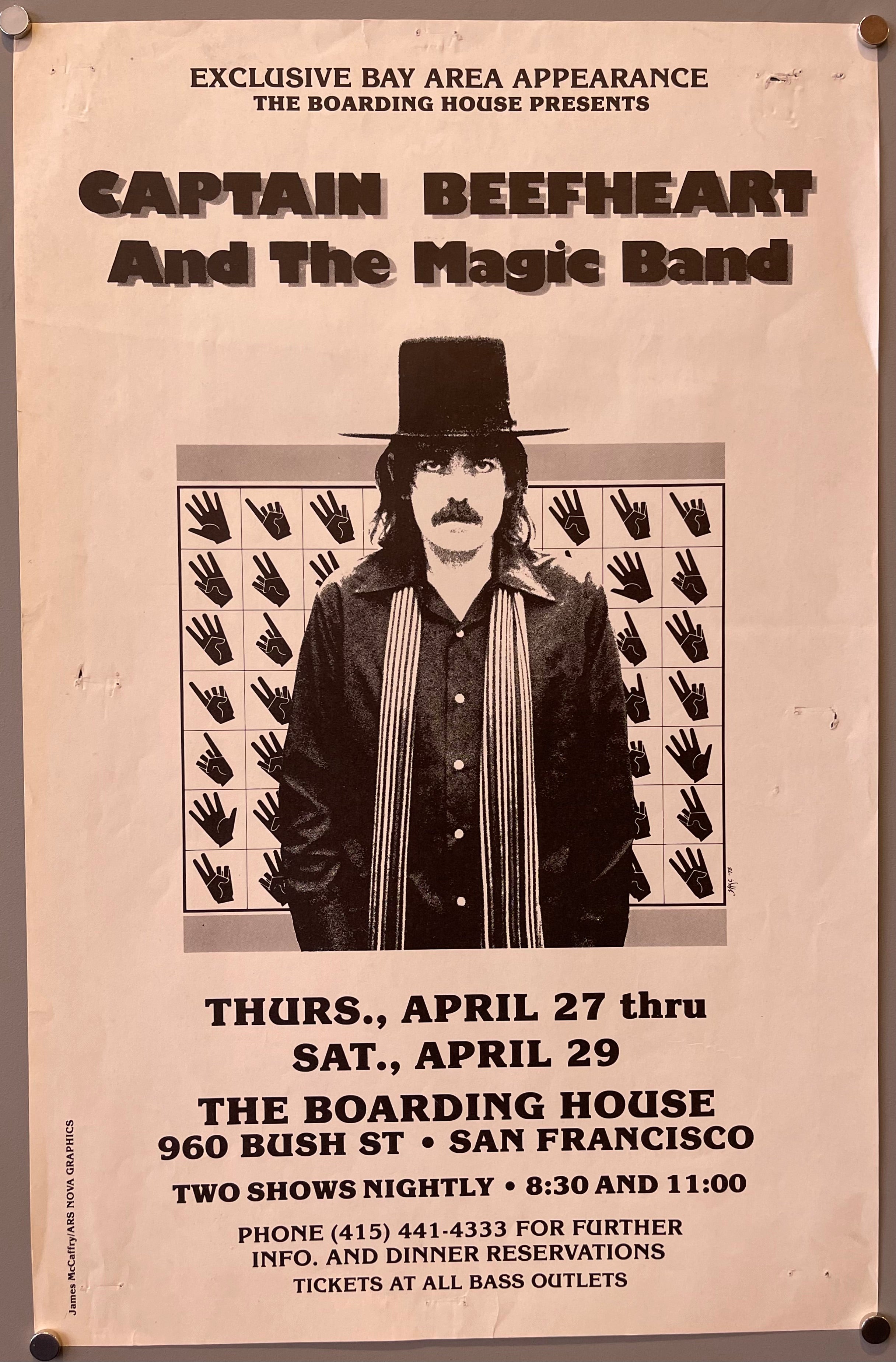 Captain Beefheart and the Magic Band Poster