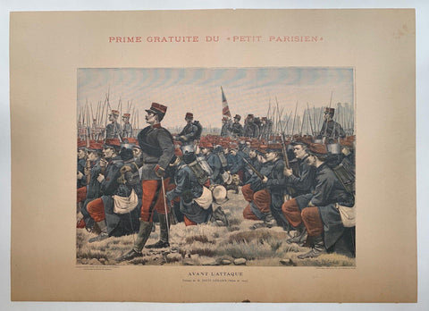 Link to Prime Gratuite du "Petit Parisien" Avant L'AttaqueFrance, C. 1914 Product