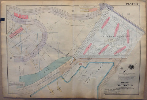 Link to NYC Bronx Map - Part of Section 8, Sherman's CreekU.S.A c. 1921 Product