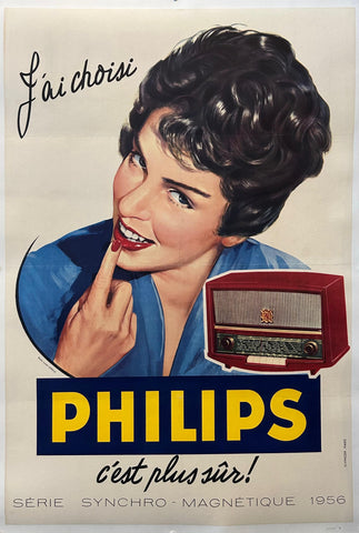 Link to  J'ai Choisi Philips PosterFrance, 1956  Product