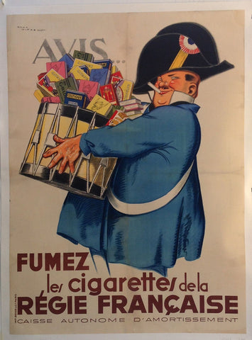 Link to Fumez le cigarettes de la Regie FrancaiseFrance, C.1935 Product