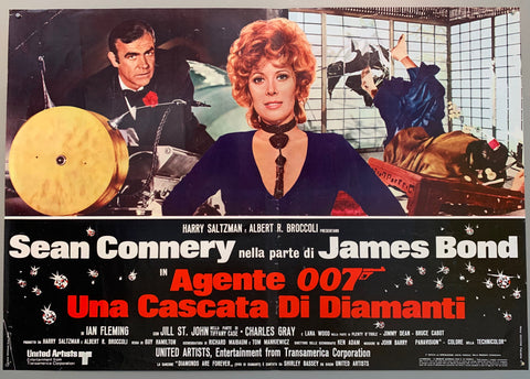 Link to Agente 007: Una Cascata Di Diamanti Film PosterITALY FILM, 1971 Product