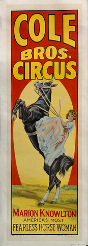 Link to  Cole Bros Circus PosterUnited States, c. 1940  Product