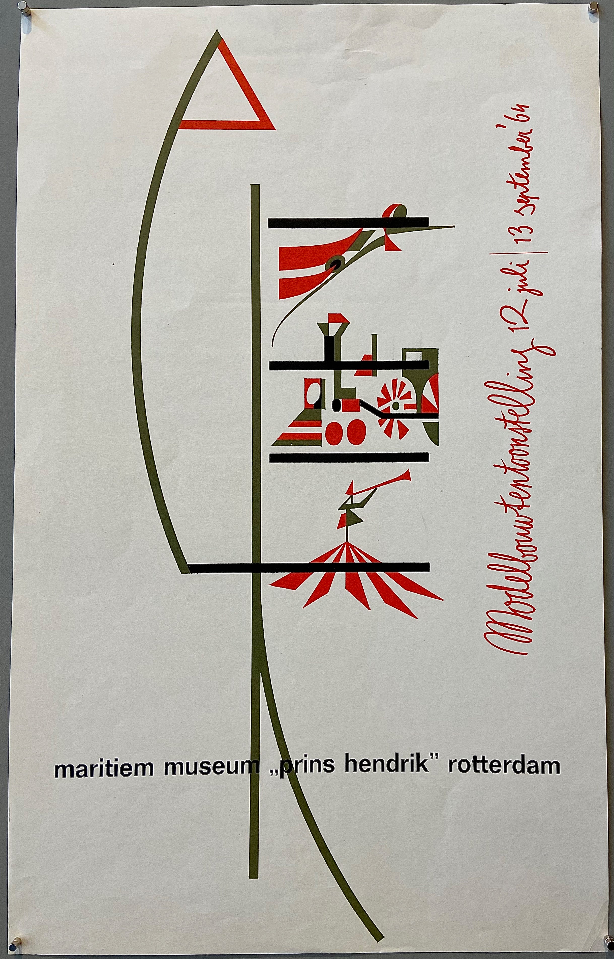 Poster for an art exhibition in Rotterdam