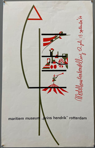 Link to Maritiem Museum "Prins Hendrik" Rotterdam PosterThe Netherlands, 1964 Product