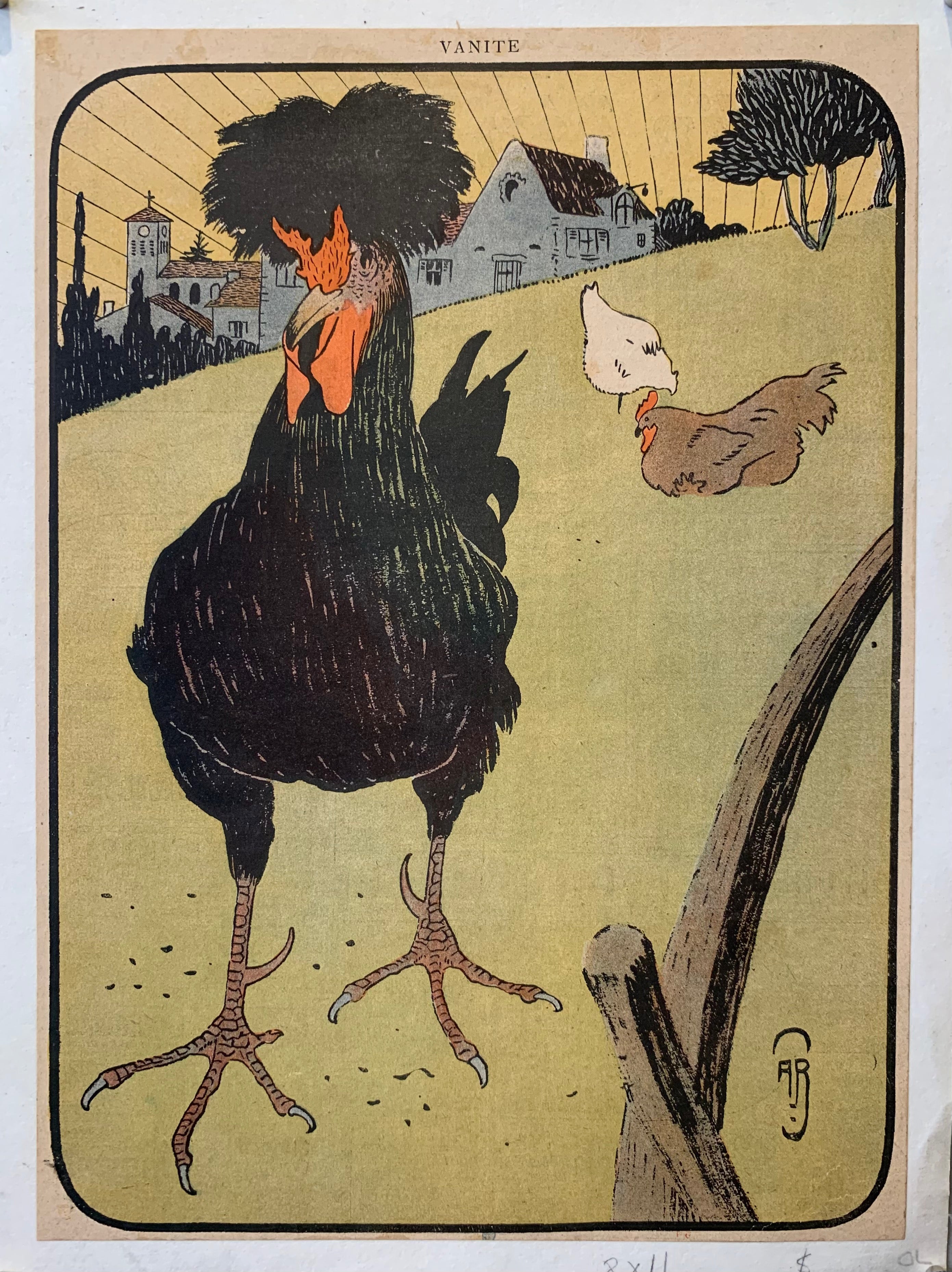 Vanite Chicken Poster