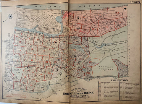 Link to  Atlas of the City of New York  Borough of the Bronx (Volume 2)New York City, 1924  Product