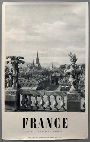 Link to  Nancy - La Place Stanislas PosterFrance c. 1955  Product