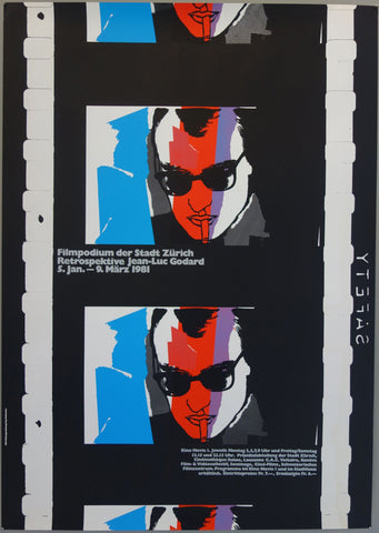 Link to Filmpodium der Stadt Zurich Retrospektive Jean-Luc Godard 5.Jan.-9.Marz 1981Switzerland 1981 Product
