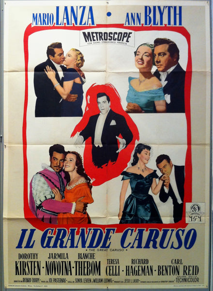 Il Grande Caruso Film Poster Poster Museum