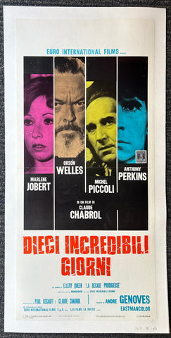 Link to Ten Days Wonder (Dieci incredibili giorni) PosterItaly, c. 1972 Product