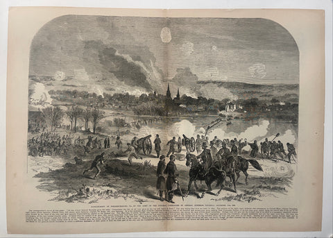 Link to  Frank Leslie's 'Bombardment of Fredericksburg, VA'U.S.A., 1862  Product