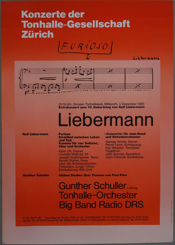 Link to Konzerte der Tonhalle-Gesellschaft ZurichSwitzerland 1980 Product