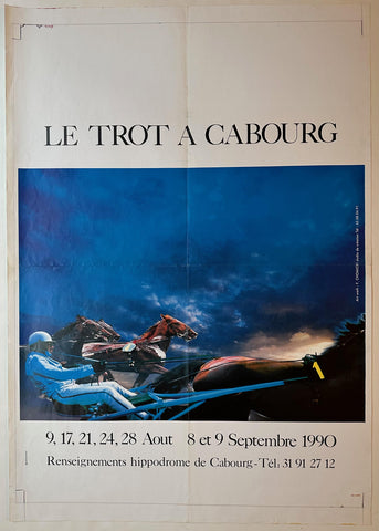 Le Trot a Cabourg Poster