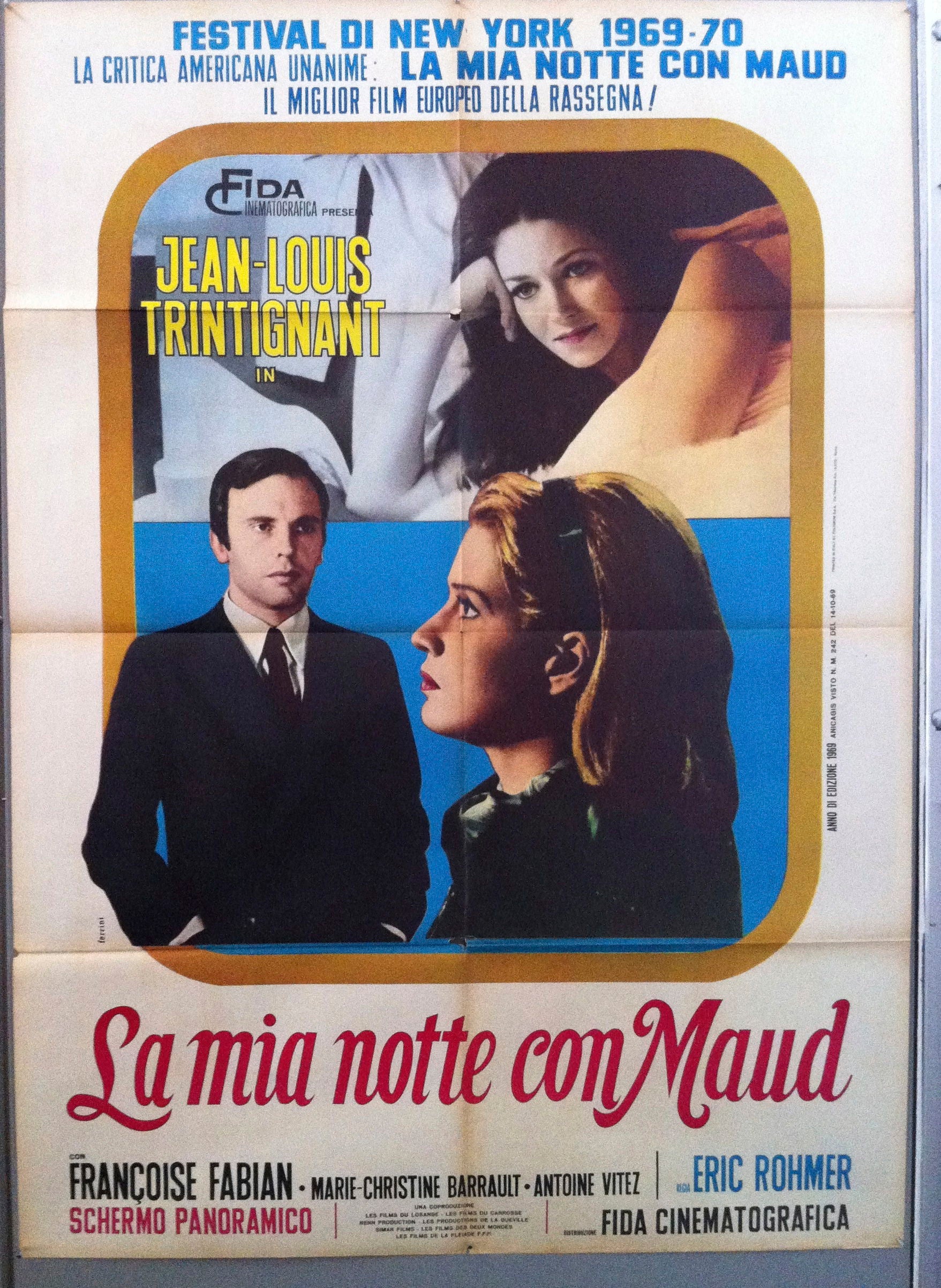 La Mia Notte con Maud – Poster Museum