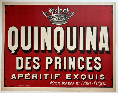 Link to  Quinquina des Princes PosterFrance, c. 1900  Product