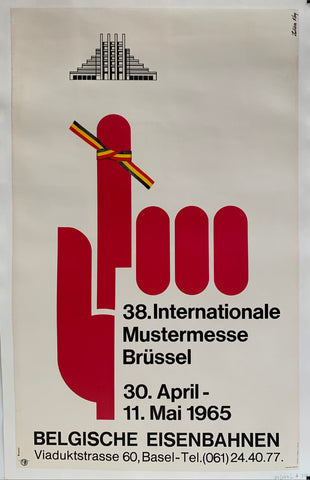 Link to  38 Internationale Mustermesse Brussel Poster #1✓Belgium, 1965  Product