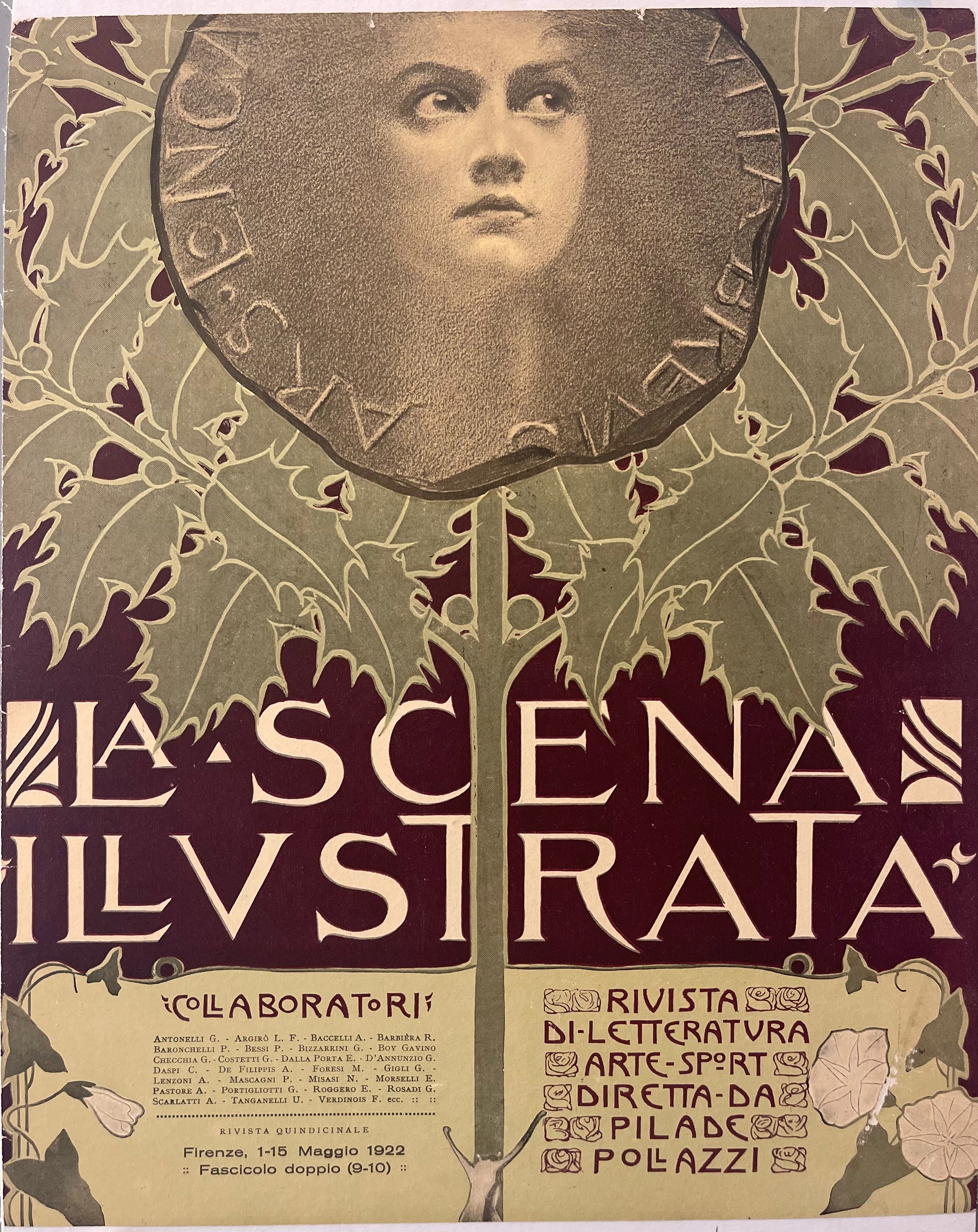 La Scena Illustrata Poster