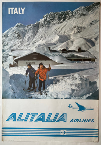 Alitalia Airlines Italy Poster