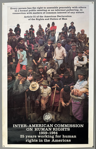 Link to Inter-American Commission on Human Rights PosterUSA, 1984 Product