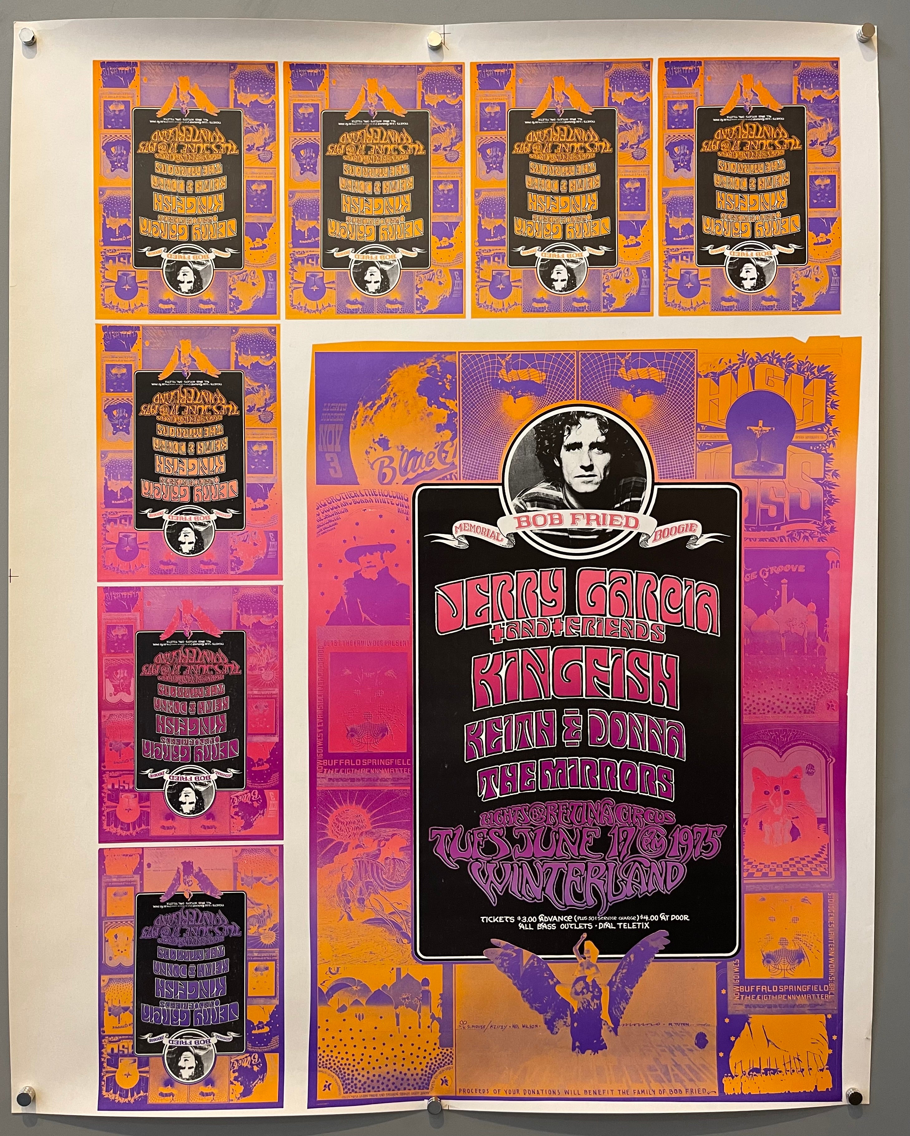 poster for a memorial