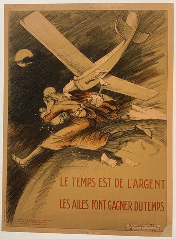 Link to Le Temps Est De L'Argent Les Ailes Font Gagner Du TempsFrance, C. 1924 Product