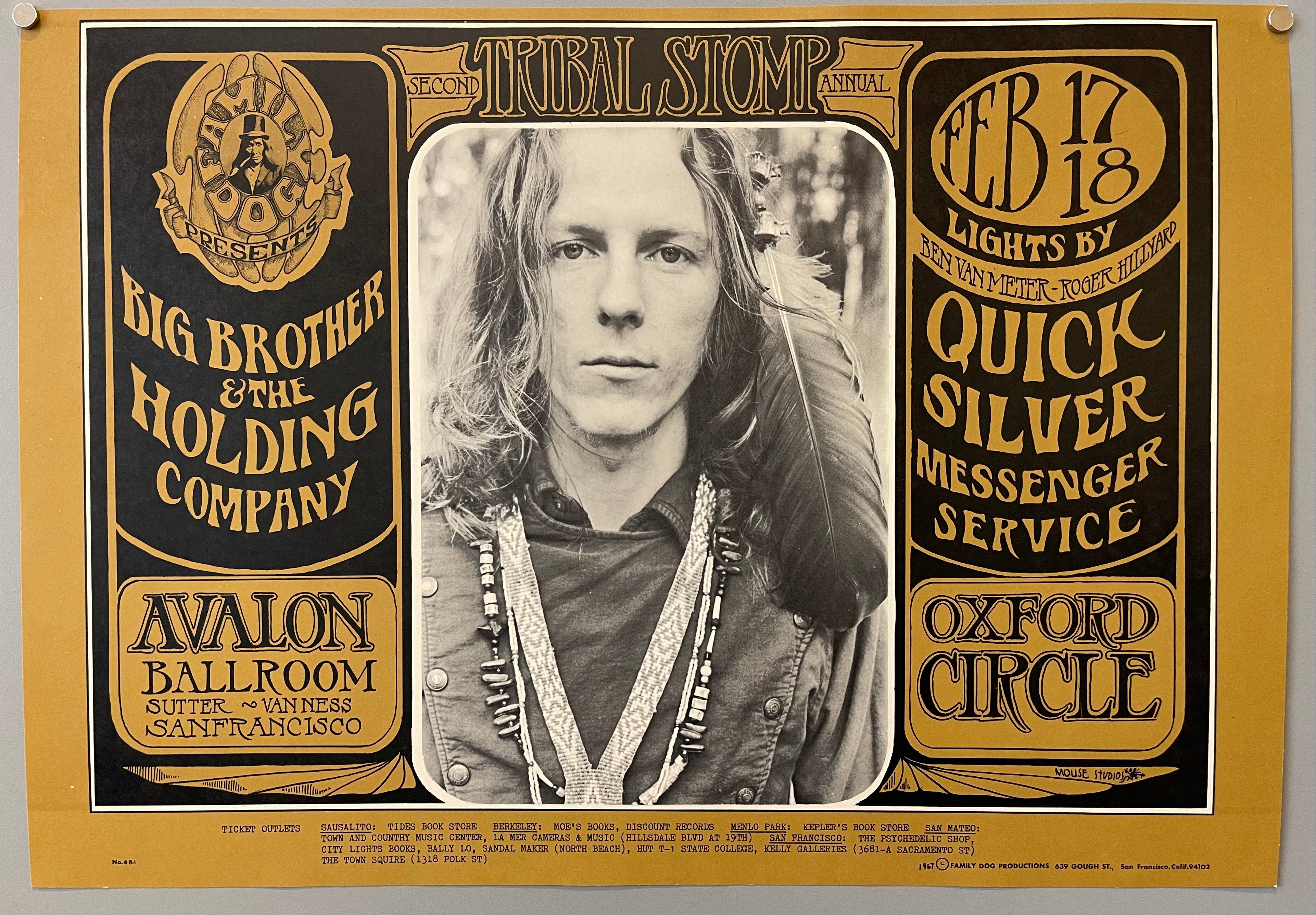 poster of a man with a feather in his hair