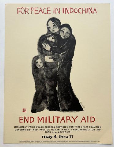 Link to  For Peace in Indochina Poster ✓USA, c. 1970  Product