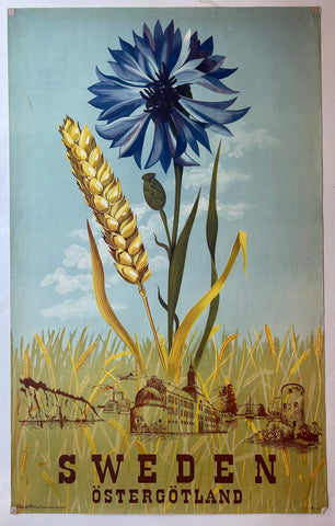 Link to  Sweden Östergötland Travel PosterSweden, c. 1948  Product