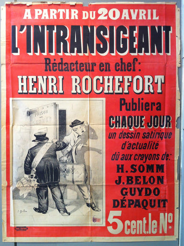 Link to  L'Intransigeant poster ✓France  1899  Product