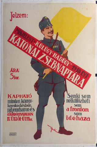 Link to Megielent Kulugy Hadugy 1918 Evi Katonai ZsebnaptaraHungary, C. 1918 Product