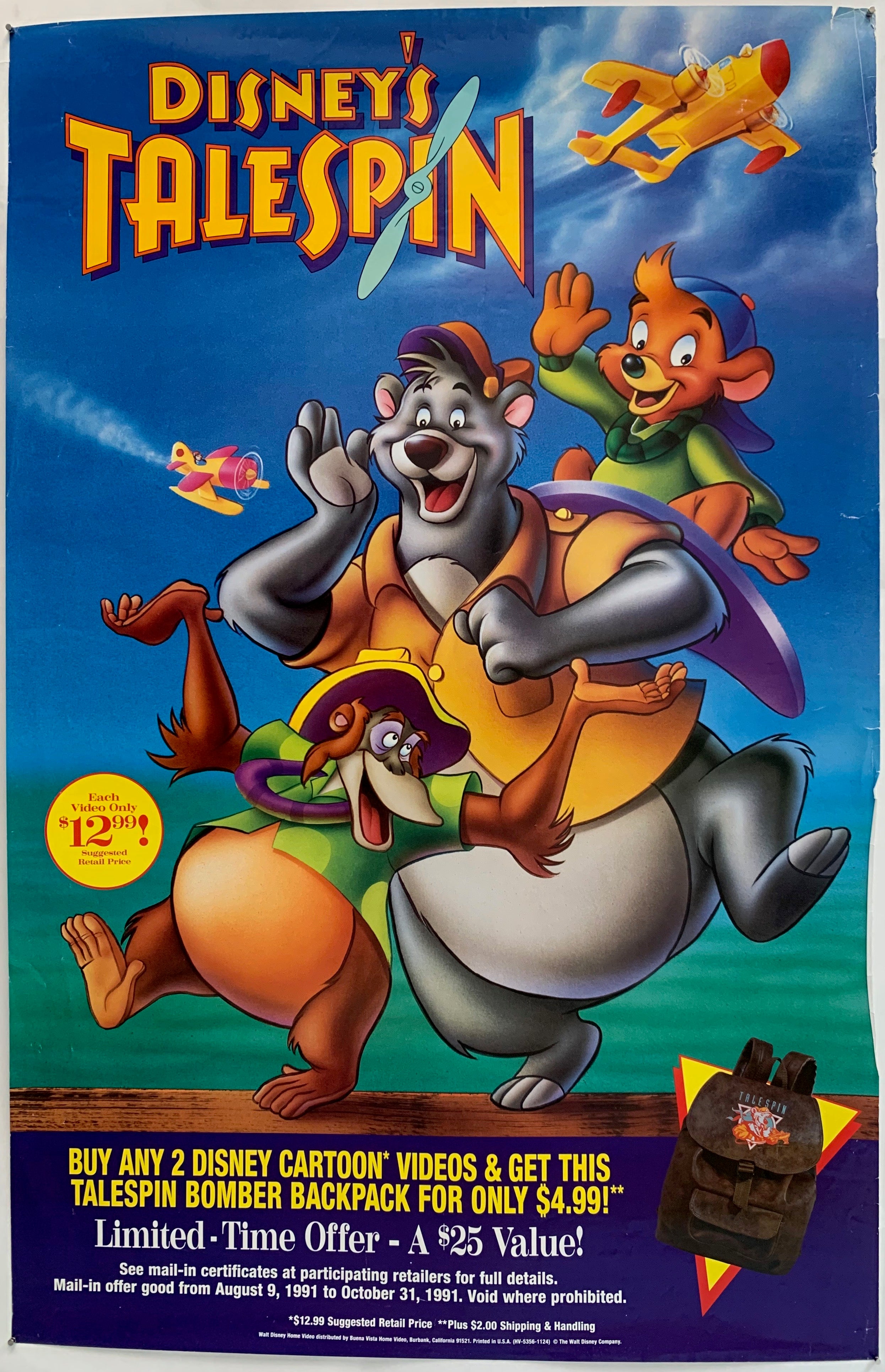 Disney's Talespin Poster