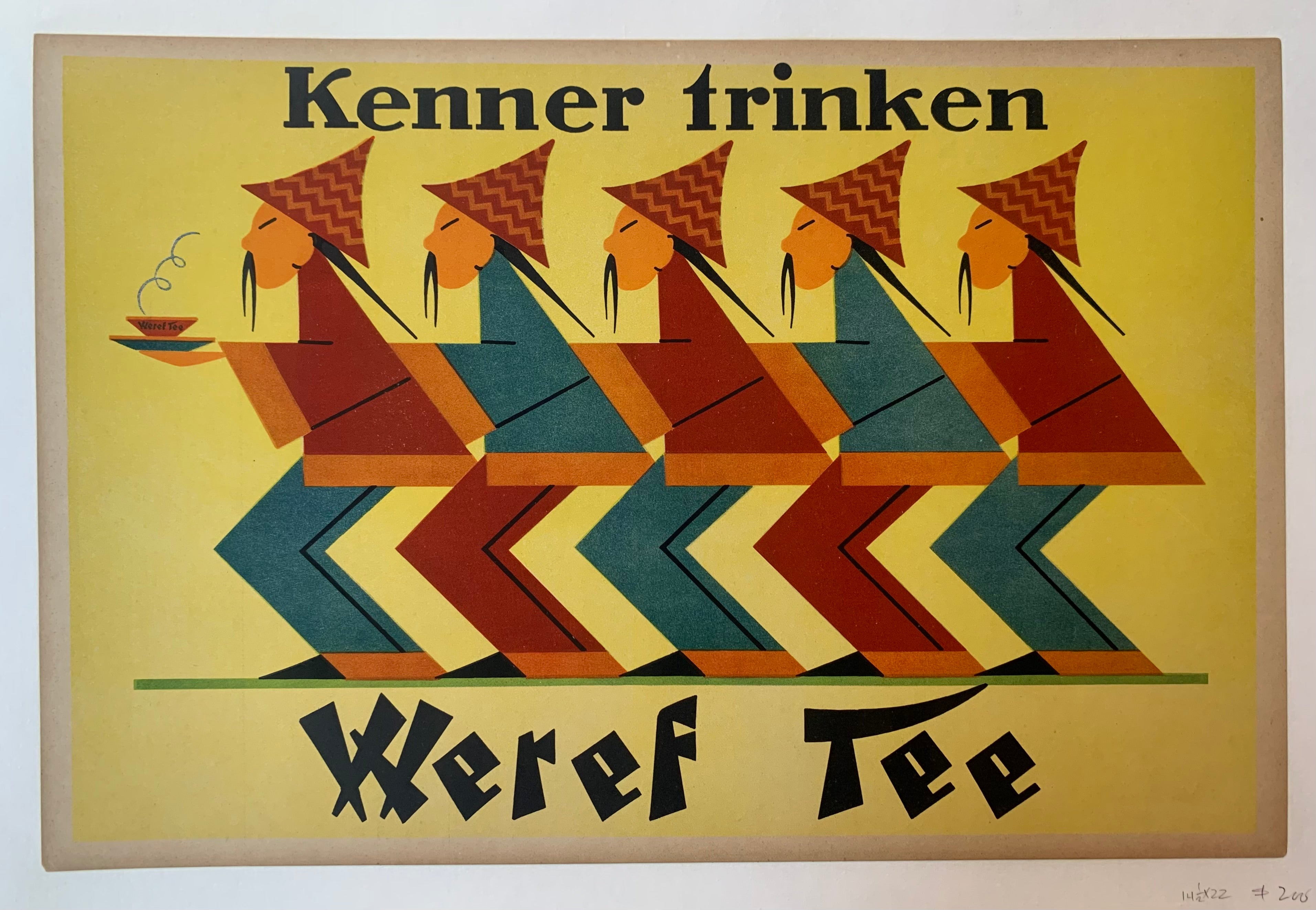 Kenner trinken Weref Tee Poster