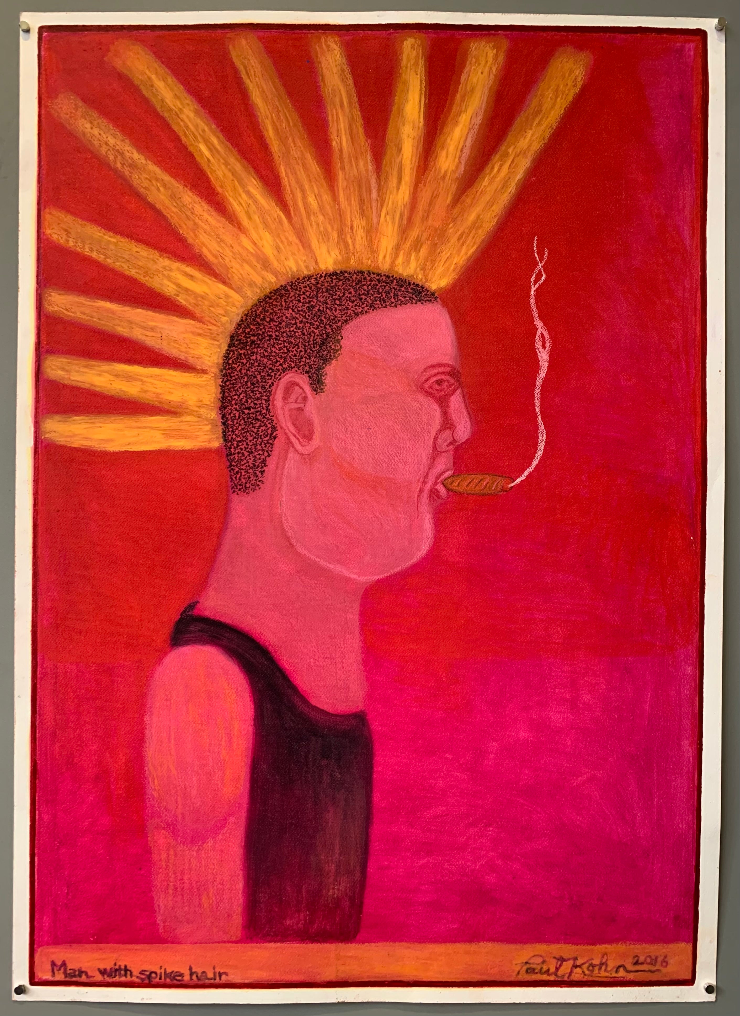 Paul Kohn 'Man with Spike Hair' #140
