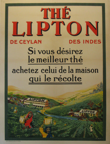 Link to  Thé Lipton PosterFrance, c. 1920  Product